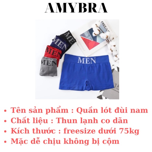 Quần Lót Nam - Quần Sịp Đùi Nam Cao Cấp ( Chọn Màu ) AMYBRA MEN