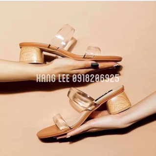 ( SẴN ) DÉP QUAI TRONG ĐẾ GỖ