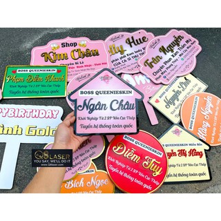 Bảng Gỗ Tên Shop Giá Rẻ - Bảng Gỗ - Decor