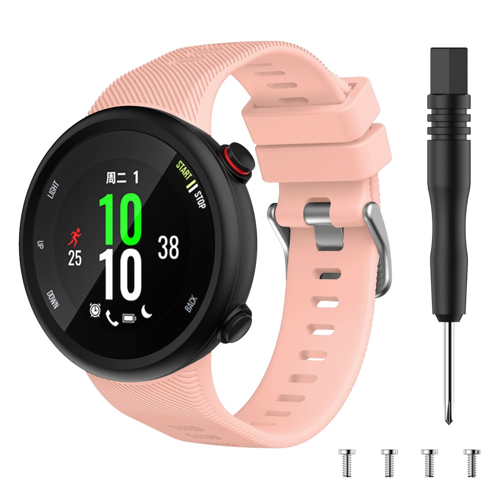 Dây đeo tay bằng silicone thay thế cho Garmin Forerunner 45s/ Forerunner 45