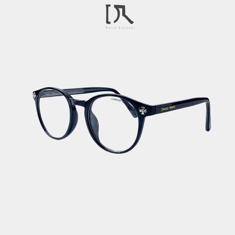 Gọng Kính Cận Nam Nữ Chrome Hearts Phiên Bản Mắt Tròn Form To Thời Trang DORISEYEWEAR