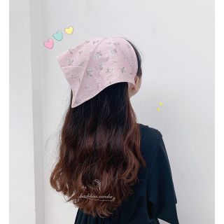 Cột tóc Triangle Turban Hoa/ Bandana