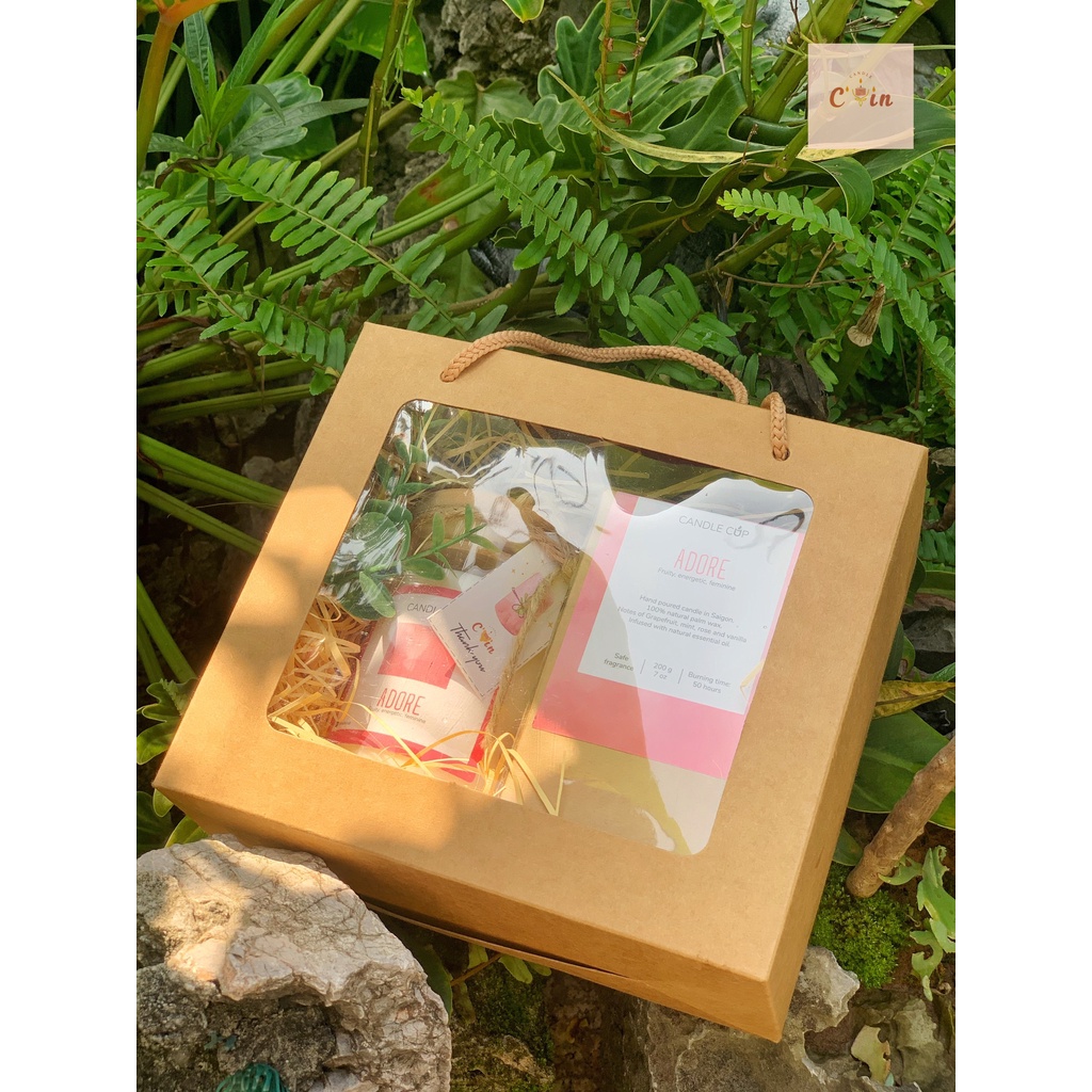 Nến Thơm AGAYA  Tinh Dầu Thiên Nhiên Cao Cấp Sáp Cọ - C'Yin Candle