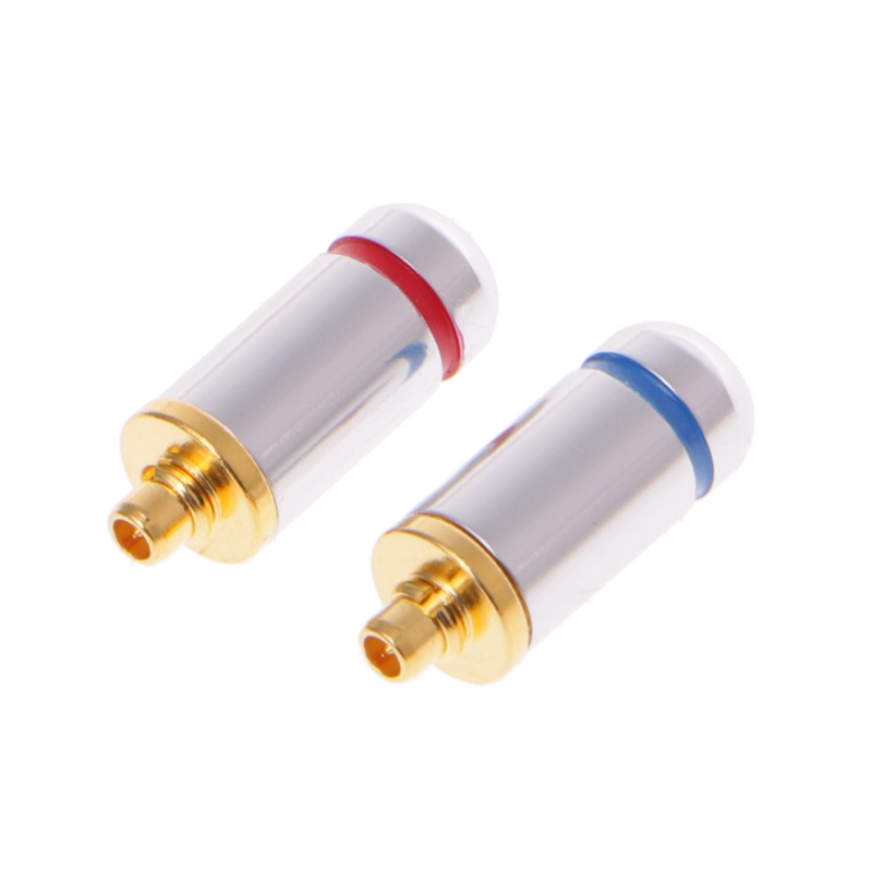 1 Cặp Đầu Nối Tai Nghe 3.2mm Màu Đen / Bạc DIY Cho MMCX SE535 SE215 UE900