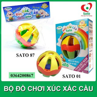 XÚC XẮC CẦU Sato đường kính 12cm cho bé từ 3 tháng tuổi