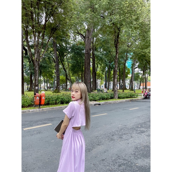 Hiroto Dress - Đầm thun hack dáng cut out eo - Remmus.vn