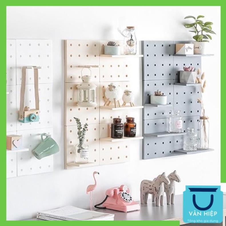 [xả hàng] Bảng Pegboard giá treo dụng cụ và trang trí tường bằng nhựa gọn gàng và thẩm mỹ