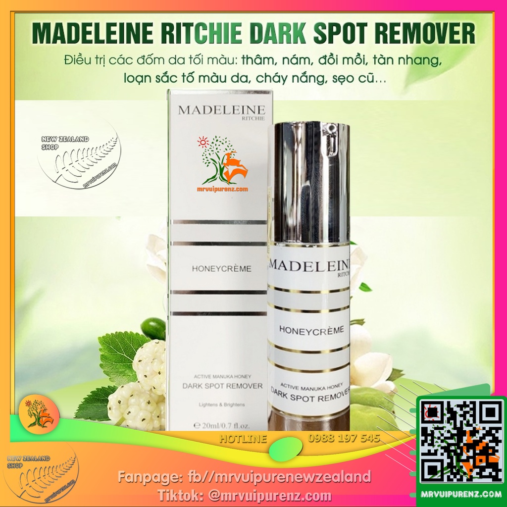 KEM DƯỠNG LÀM MỜ VẾT THÂM, GIẢM TÀN NHANG MADELEINE RITCHIE DARK SPOT REMOVER | BigBuy360 - bigbuy360.vn