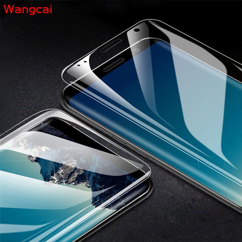 Miếng Dán Cường Lực Mềm Mại Bảo Vệ Màn Hình Cho Samsung Galaxy S10 + S9 + S8 + Plus S10 S9 S8 Kính