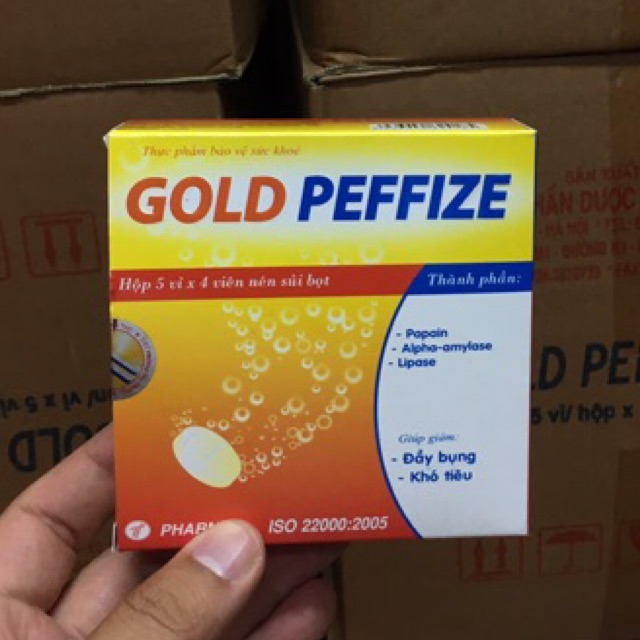 Viên nén gold peffize chống đầy bụng chướng hơi