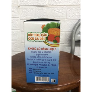 1 hộp Bột rau câu con cá dẻo