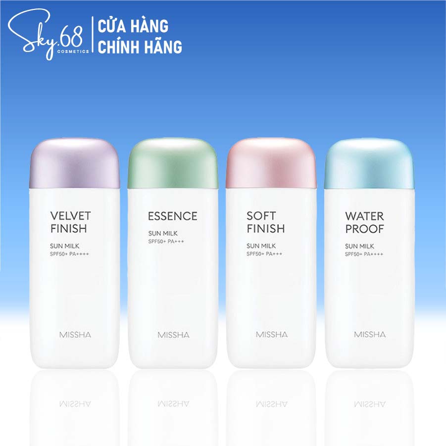 Sữa Chống Nắng Nâng Tone Làm Sáng Da, Kiềm Dầu Và Chống Trôi Missha All-Around Safe Block Sun Milk 70ml