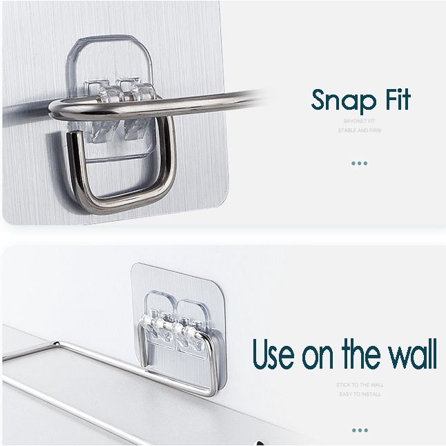 Miếng dán thay thế kệ/ góc hình chữ nhật bằng sắt sử dụng cho gia đình/ nhà vệ sinh