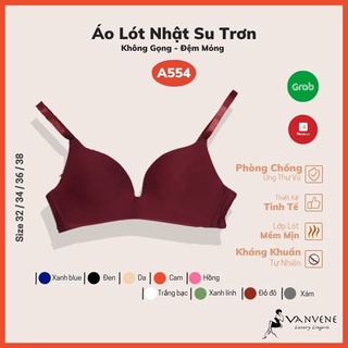 ÁO LÓT SU NHẬT TÀNG HÌNH KHÔNG GỌNG ĐỆM MỎNG CHỐNG HẰN MỠ LƯNG CÓ CẢ BỘ A554