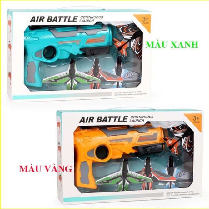 [FREESHIP] Súng Bắn Máy Bay Air Battle Cho Bé, Đồ Chơi Phóng Máy Bay Lượn Mô Hình Trẻ Em.