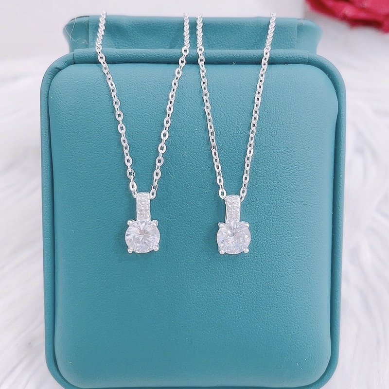 Dây chuyền nữ bạc ta sáng bóng , giá rẻ - Vòng cổ nữ bạc ta - Vàng bạc Khải Khải