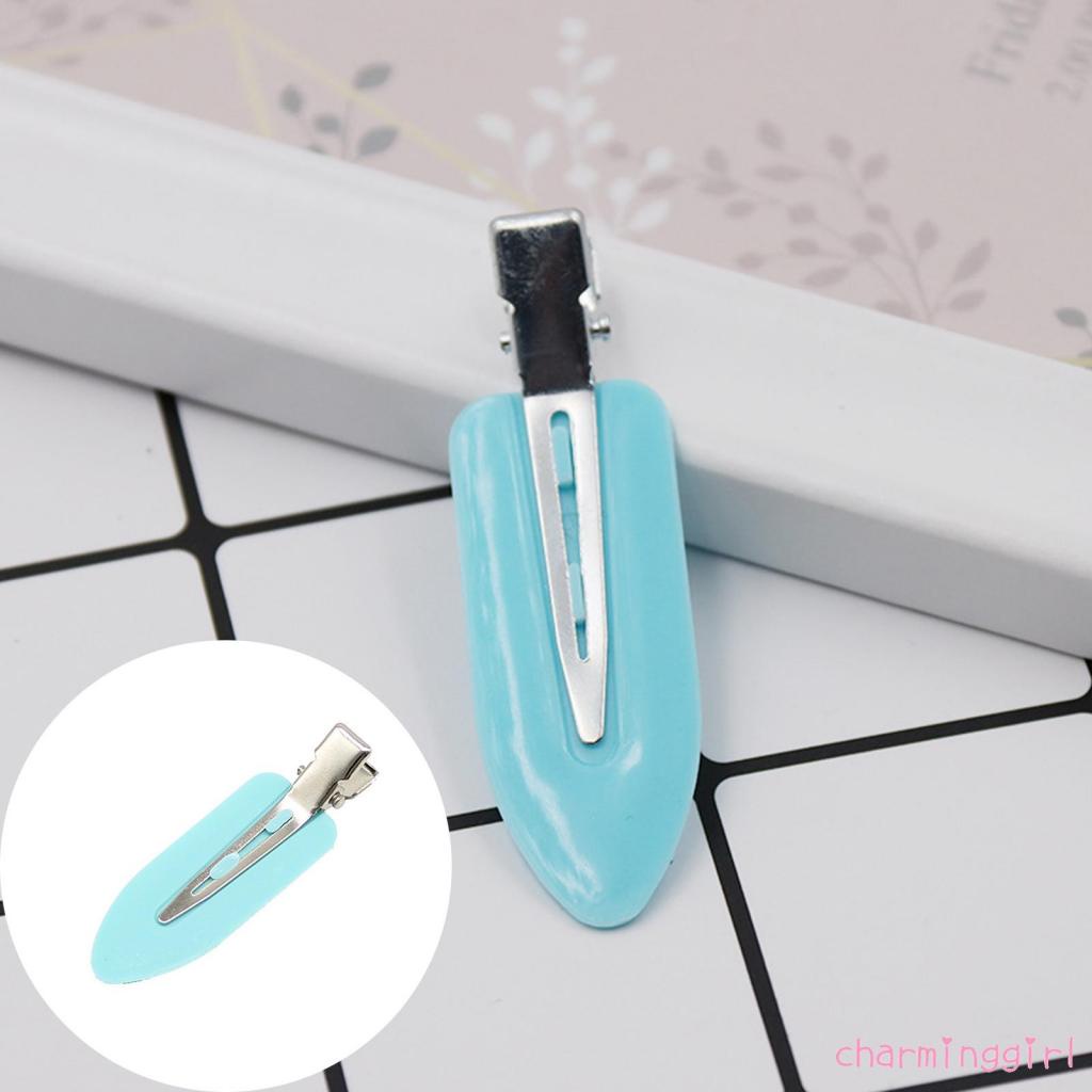 Kẹp tóc hình chiếc lá màu sắc tương phản cho nữ