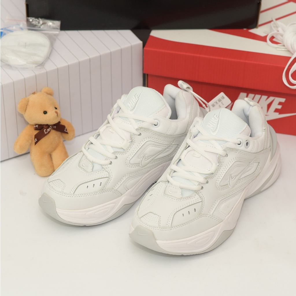 Giày Sneaker Nam Nữ M2k Tekno Full Trắng