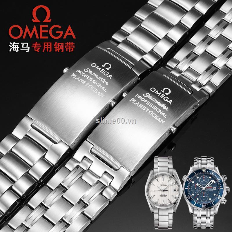 Dây đeo đồng hồ Omega bằng thép không gỉ 20/ 22mm cho nam và nữ chất lượng cao