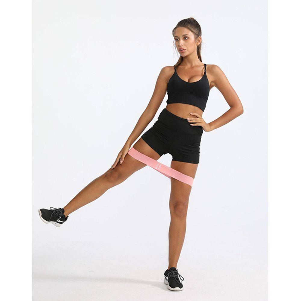 Set 7 Dây Kháng Lực Bằng Vải Co Giãn Để Tập Gym Tiện Lợi