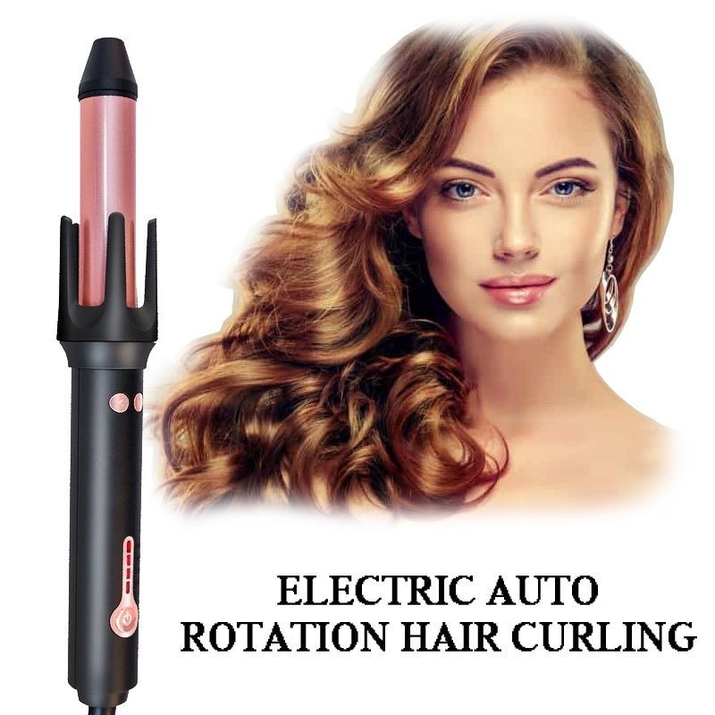 Máy Uốn Tóc Tự Động Màn Hình LCD Tạo Kiểu Tóc Xoăn Chuyên Nghiệp Thời Trang