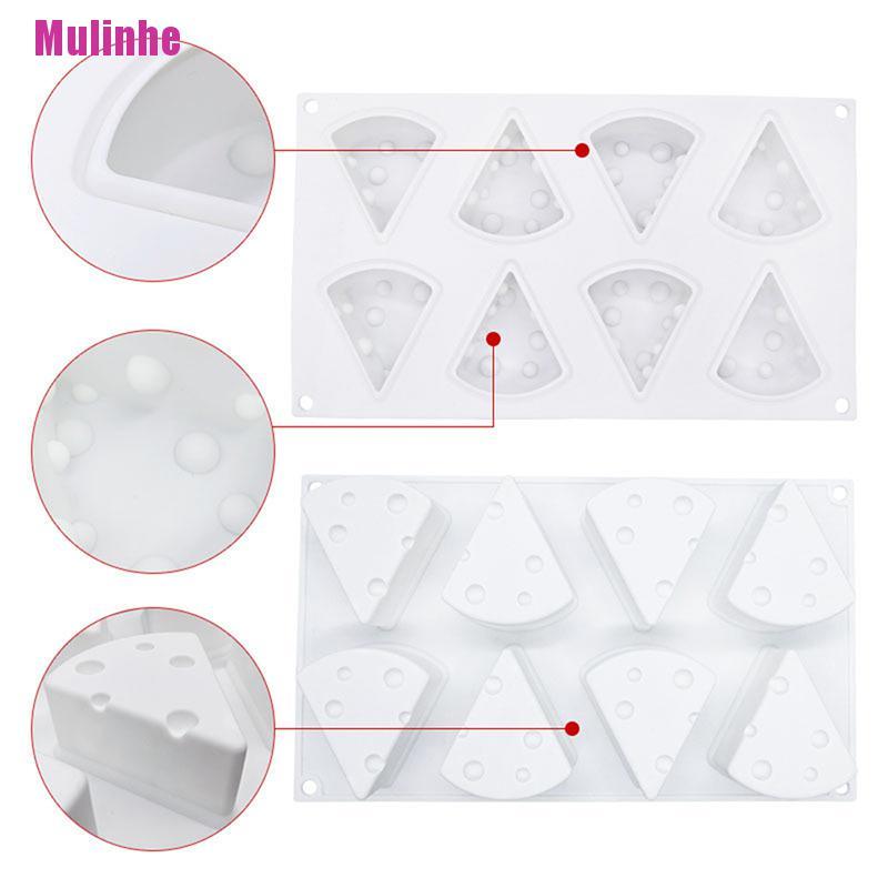 Khuôn silicone tạo hình phô mai 3D chuyên dụng cho làm bánh tráng miệng