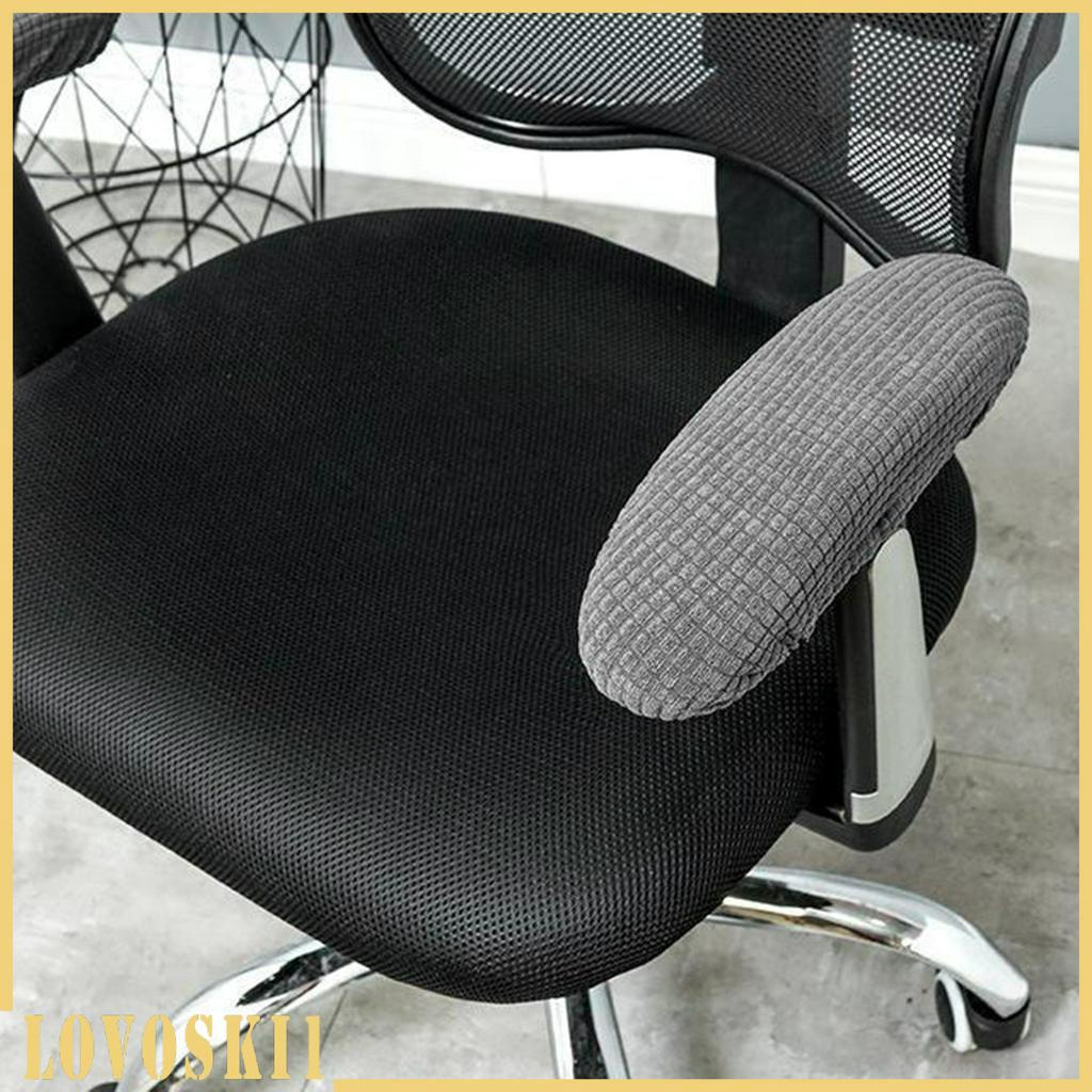Set 2 Vỏ Bọc Tay Vịn Ghế Ngồi Văn Phòng / Bàn Làm Việc Co Giãn Lovoski1