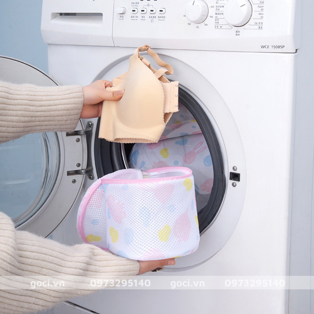 Túi lưới giặt đồ máy giặt có khóa cao cấp giúp bảo vệ quần áo khi giặt máy Faci_Official