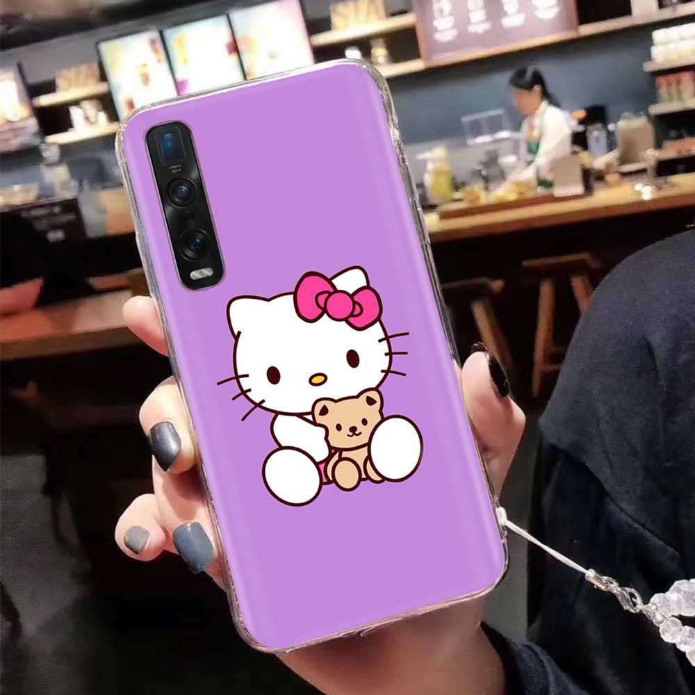 Ốp Điện Thoại Trong Suốt In Hình Hello Kitty Dễ Thương Cho Motorola Moto G5 G5S G6 G4 Play Plus At30