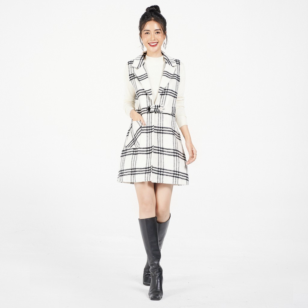 ÁO Gile Dạ Dáng Dài Lamer L65G20T004