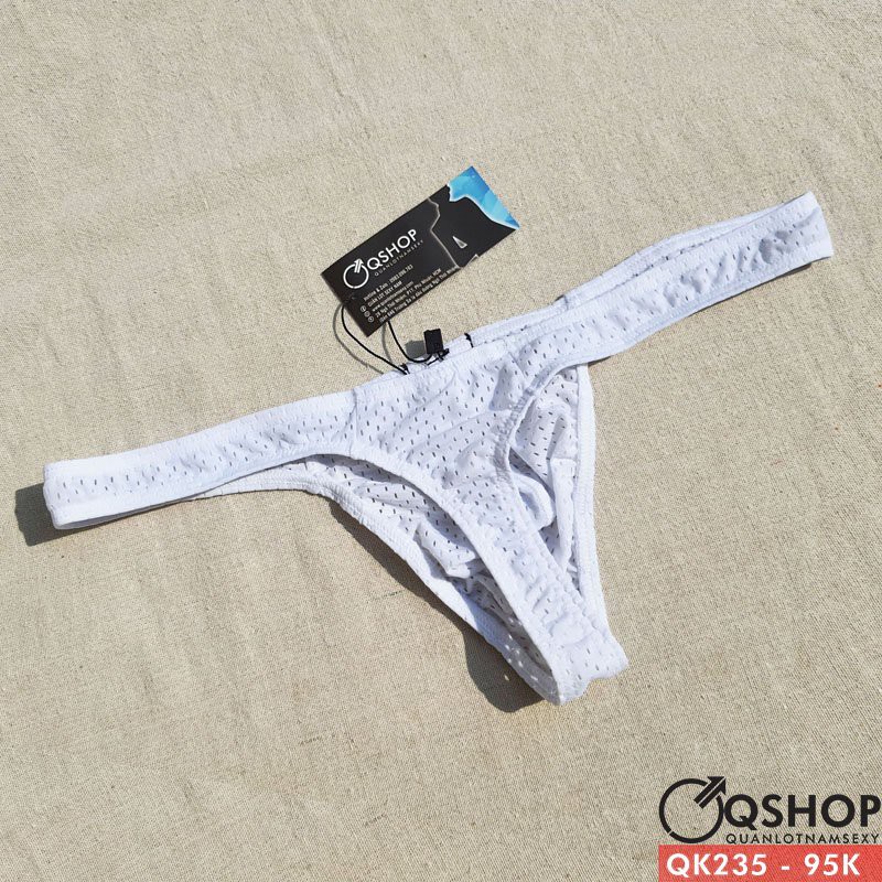 QUẦN LỌT KHE NAM THUN LƯỚI LỖ THOÁNG MÁT QSHOP QK235