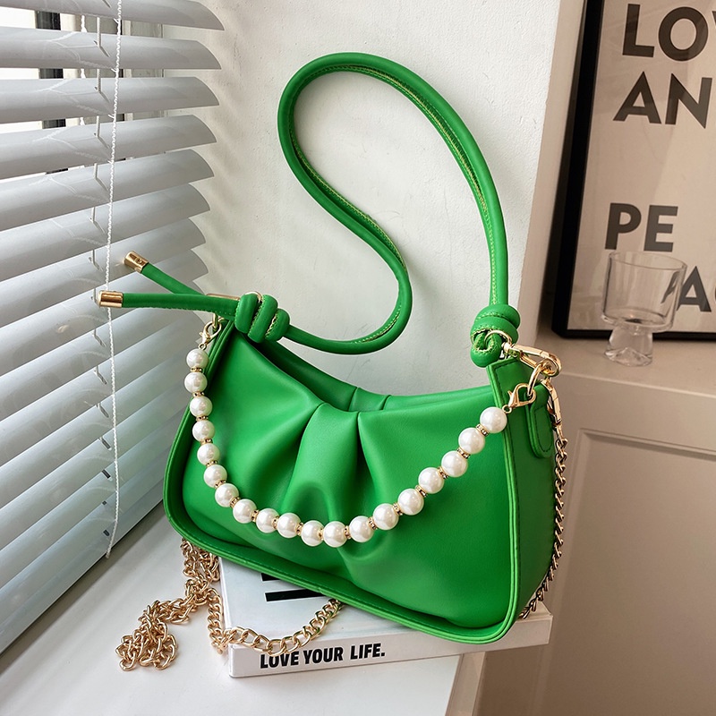 Túi Đeo Vai Đính Ngọc Trai Thời Trang Sang Trọng Cho Nữ