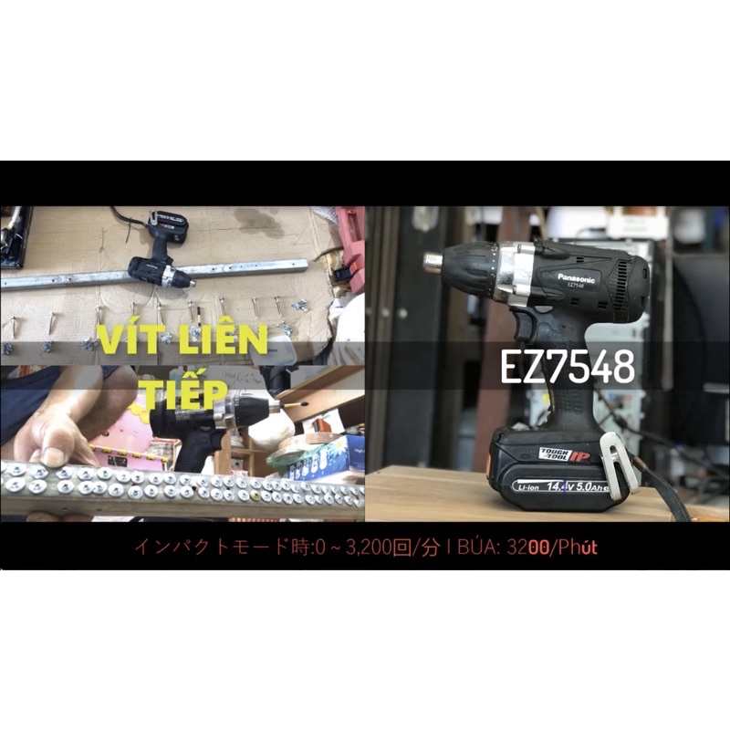Máy khoan vít Panasonic EZ7548
