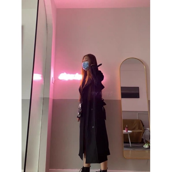 (Có Sẵn) Áo khoác măng tô dáng dài (Kèm Ảnh Thật) | BigBuy360 - bigbuy360.vn