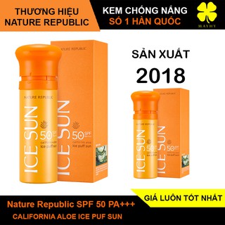 Kem chống nắng Ice Sun Nature Republic mẫu mới 2018