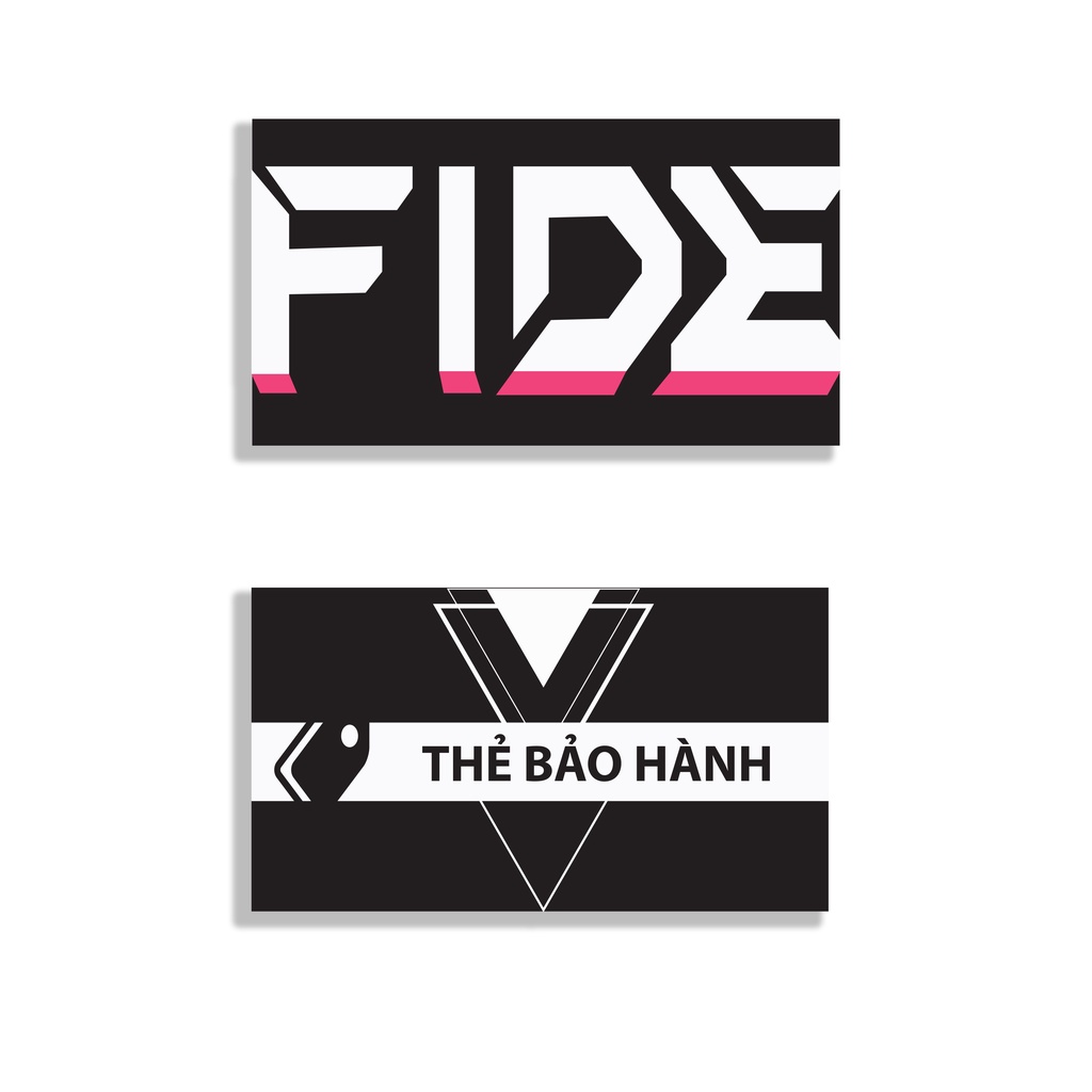 Bộ Tag FIDE OFFICIAL kèm giấy thơm thẻ bảo hành byeu