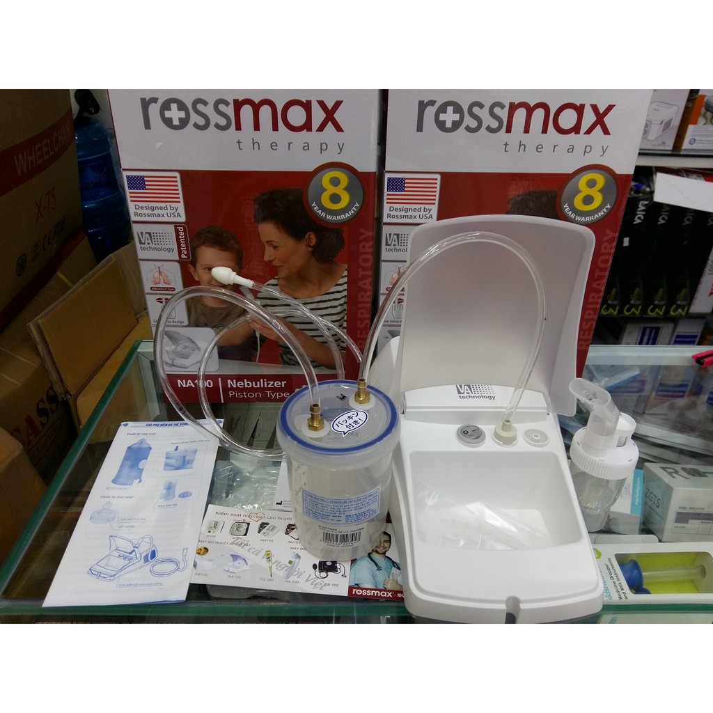 MÁY XÔNG HÚT MŨI 2 TRONG 1 ROSSMAX MỸ NA100 LOẠI 1 CHUẨN MỸ