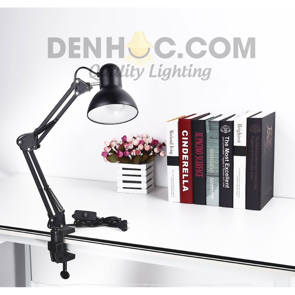 Đèn kẹp bàn Pixar Luxo, đèn học sinh đọc sách, làm việc
