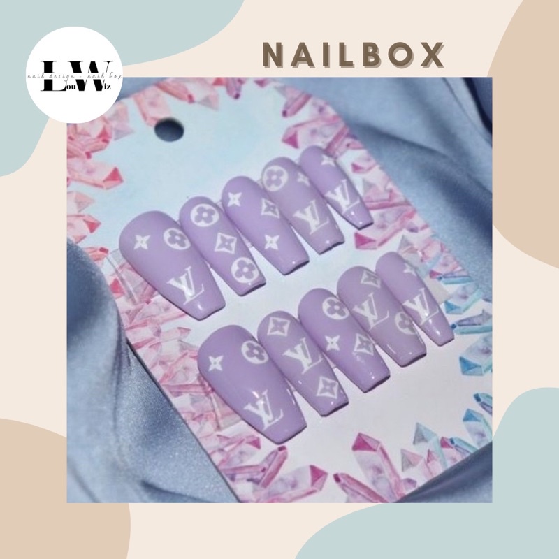 NAILBOX LV NỀN TÍM