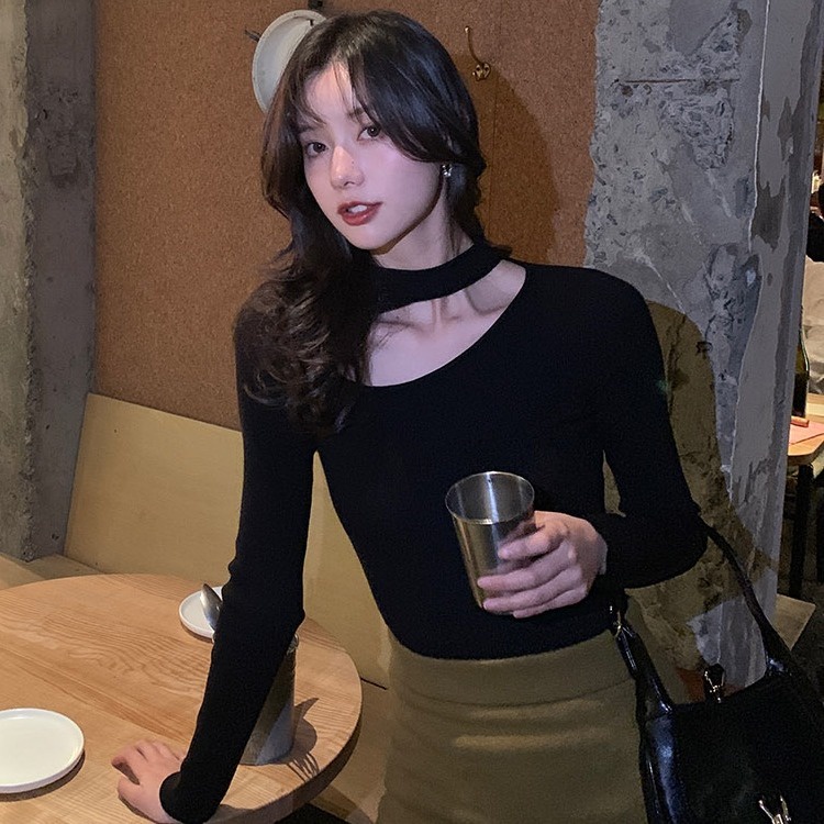 SUXI Áo sơ mi dài tay thiết kế mới thời trang theo phong cách Hàn Quốc cho nữ