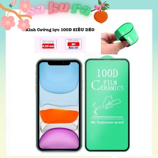 Cường lực full màn dẻo 100d cho iphone 6/6s đến 12promax
