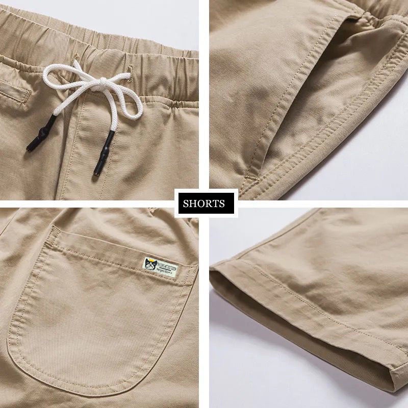 Quần short nam tây âu Bigsize Quần đùi dáng suông ngố cạp chun lưng thun trơn mùa hè Phong cách Hàn Quốc Thời Trang cao cấp đẹp