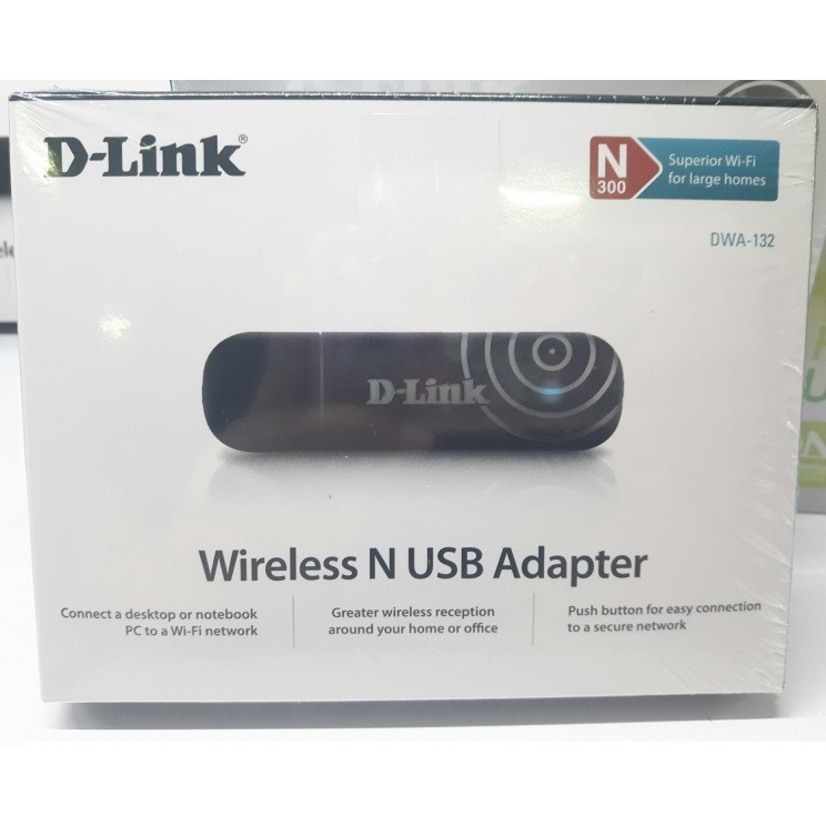 Bộ Thu USB WiFi Chuẩn N 300Mbps D-Link DWA-132