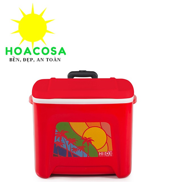 Thùng Đá Du Lịch Hibox 42 lít (42L) Nhựa Hiệp Thành Mẫu mới, Đẹp, Giữ Lạnh Lâu- Đồ Gia Dụng Hoacosa