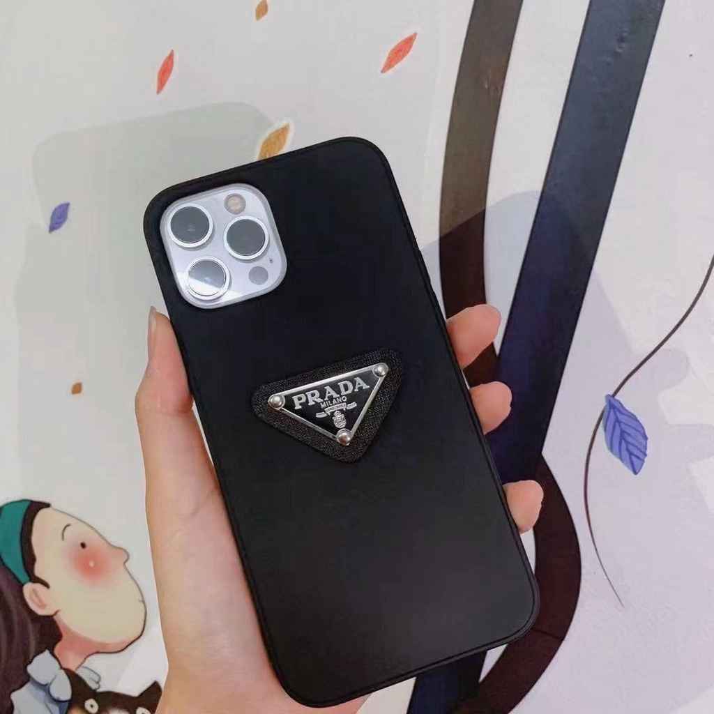 Prada Ốp Lưng Chất Liệu Tpu Cho Iphone 11 Pro Max 12 7 8 Plus Xs Max Xr