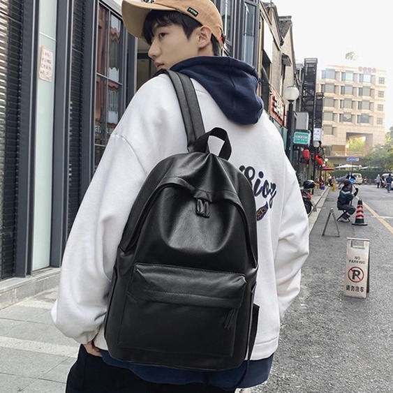 Balo Da 𝐂𝐚𝐨 𝐂𝐚̂́𝐩 Cặp Đi Học Đi Du Lịch Cá Tính Phong Cách Ulzzang Hàn Quốc BAA08