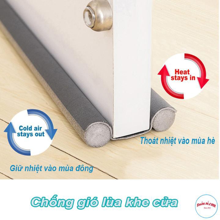Thanh Nẹp Xốp Chặn Đáy Khe Cửa Loại 1 Dài 95CM Chắn Gió, Ngăn Côn Trùng, Bụi Bẩn,...