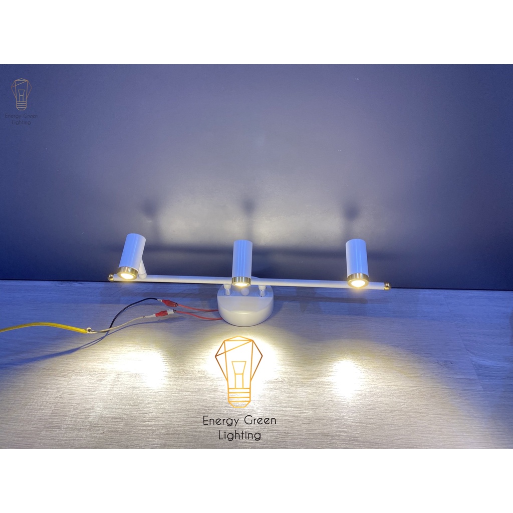 Đèn soi tranh - chiếu sáng  Energy Green Lighting 6028-3 15w - 3268-3 9w - Điều chỉnh được góc chiếu - Bảo Hành 12 Tháng