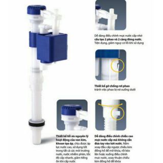 Cây cấp bàn cầu đa năng HA WS05, nhỏ gọn, phù hợp với tất cả bàn cầu lớn nhỏ