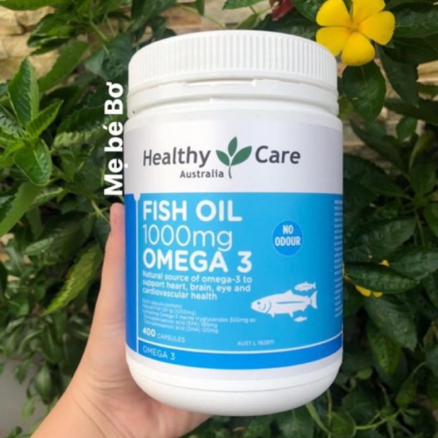 Dầu cá Omega 3 Healthy Care Úc 400 viên